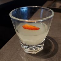 Yuzu jelly at Herbivore Japanese Vegetarian Restaurant in Central Singapore