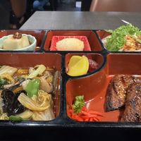 Bento box   at Herbivore Japanese Vegetarian Restaurant in Central Singapore