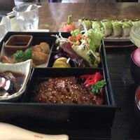 One of the vegan bento boxes at Herbivore Japanese Vegetarian Restaurant in Central Singapore