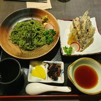 Cold soba set at Herbivore Japanese Vegetarian Restaurant in Central Singapore