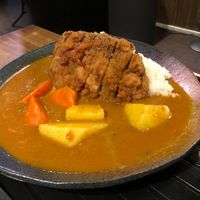 Curry katsu don at Herbivore Japanese Vegetarian Restaurant in Central Singapore