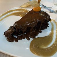 cocolate cake at Bellaverde in Mallorca