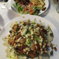 Fake plate & caesar salad at Bellaverde in Mallorca