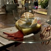 Meringue lemon dessert at Bellaverde in Mallorca