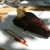 chocolate cake at Bellaverde in Mallorca