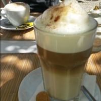 soya latte at Bellaverde in Mallorca