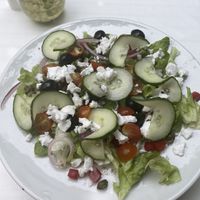 Greek salad   at Bellaverde in Mallorca