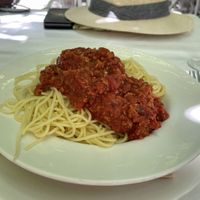 Spaghetti bolognese   at Bellaverde in Mallorca