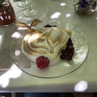 Lemon meringue  at Bellaverde in Mallorca