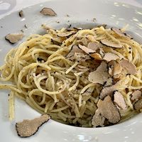 Truffle pasta (glutenfree option)  at Bellaverde in Mallorca