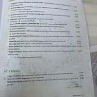 Menu September 2023  at Bellaverde in Mallorca