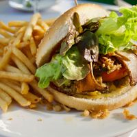 Great burger !! at Bellaverde in Mallorca