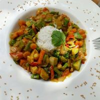 gelbes Curry  at Bellaverde in Mallorca