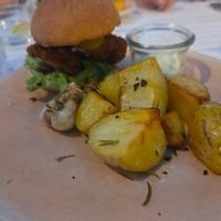 Crispy Burger at Bellaverde in Mallorca