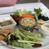 Mezze platter at Bellaverde in Mallorca