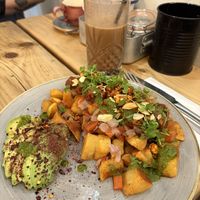 Vegan chorizo hash   at No 33 in Norwich