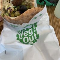 Falafel sandwich  at Maoz in Boca Raton