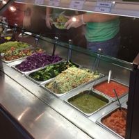 food bar at Maoz in Boca Raton
