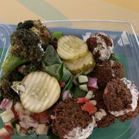 Falafel salad at Maoz in Boca Raton