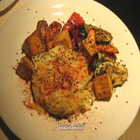 Latvian tofu and veggies! at Kamala in Riga