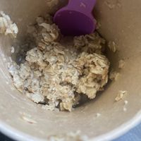 This is a picture of the oatmeal. Again the flavor is good—-just a bit dry. I ate it the next day and added boiling hot water    at ah-Sigh-e in Jenks