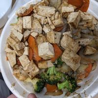 Soba noodle bowl with tofu at Soba Asian Kitchen in Sandusky