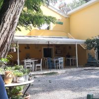 Gartenbereich unterdacht at Lucciola Organic Bistro in Corfu