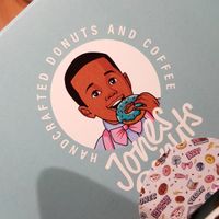 That packaging is giving me life at Jones Donuts in Stuttgart