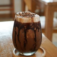 cocoa drink at VEGAN PHUKET in Phuket