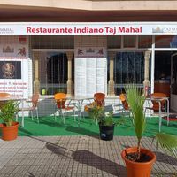 Wonderful outside view  at Taj Mahal  in Leiria