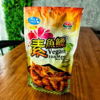 Vegan fish maw at Leaf Corner 慈素 - Jurong in West Singapore