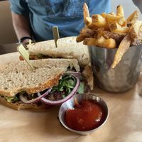 Impossible burger   at Market Place Kitchen & Bar in Shelton