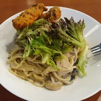 Alfredo with vfc add on at Blooming Sprouts 旺盛素食 in Central Singapore