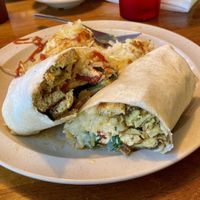 Breakfast wrap w/ Tofu, no cheese  at 43rd Street Deli in Gainesville
