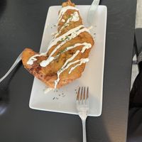 Calzone 🥰  at Vegan Monarch Bakery & Café in Winter Haven