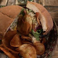 Portobello burger at Pan Comido - Roma Norte in Mexico City