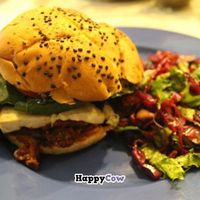 Pan Comido Vegetariano veggie burger vegan  at Pan Comido - Roma Norte in Mexico City