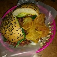 Vegan Burger at Pan Comido - Roma Norte in Mexico City