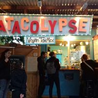 Food truck front, taken on the first of September 2018 at Atacolypse in Leipzig