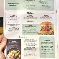 Vegan menu  at Frankie & Benny's - Trentham Gardens in Stoke-on-trent