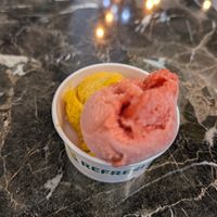 Strawberry and mango sorbet at IST - Refresh in Istanbul