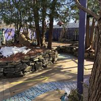 Patio at Cafe Santropol in Montreal