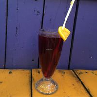 Grenade et hibiscus  at Cafe Santropol in Montreal