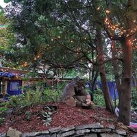 Patio at Cafe Santropol in Montreal