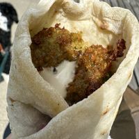 Falafel saj  at Yalla in Seattle