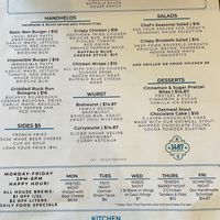 Menu  at 1487 Brewery in Plain City