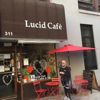 Front entrance at Lucid Café in New York City