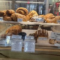 Full baked goods display  at Lucid Café in New York City