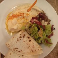 Hummus at Amaltea in Barcelona