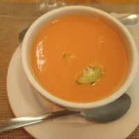 Gaspacho at Amaltea in Barcelona